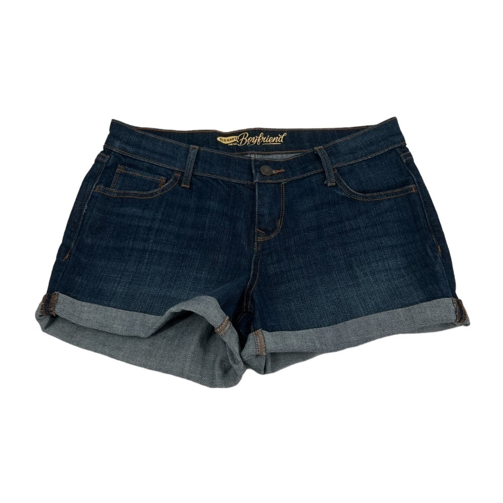 Old Navy Boyfriend Cuffed Hem Jean Shorts Size 2 Women’s